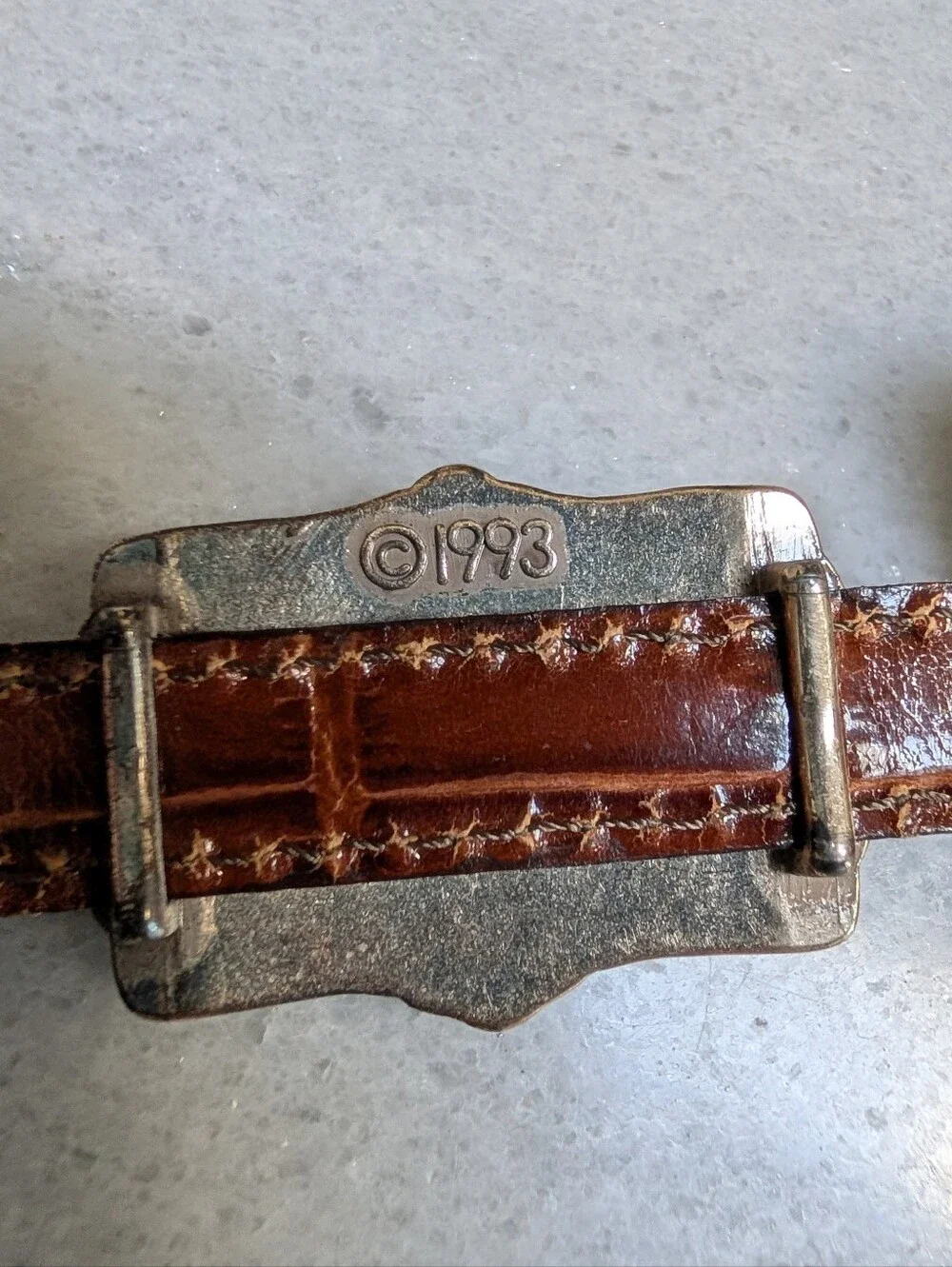 vintage 1993 BRIGHTON concho type belt S M